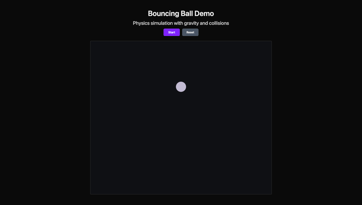Bouncing Ball Demo Hologram